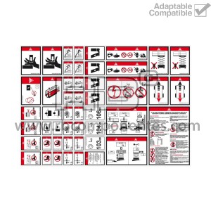 KIT COMPLETO ADH. SEGURIDAD PARA TIJERAS ESPANOL