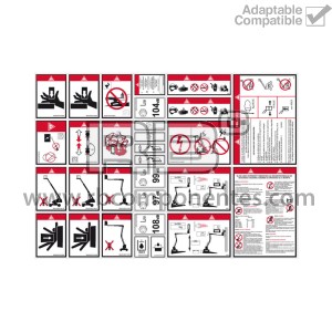 KIT ADH. PELIGRO ARTICUL. Y TELESCOPIC. HOLANDES