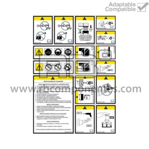 KIT ADH. ADVERTENCIA PARA TIJERAS. ESPAÑOL