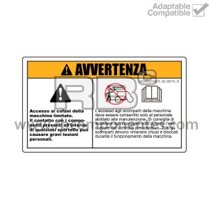 ADHESIVO COMPATIBLE REF GE 28175 ITALIANO