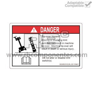 ADHESIVO COMPATIBLE REF GE 31060 INGLES