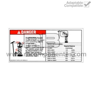 ADHESIVO COMPATIBLE REF GE-43696 INGLES