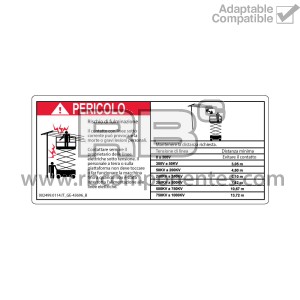 ADHESIVO COMPATIBLE REF GE-43696IT ITALIANO