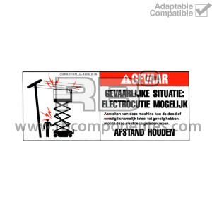 ADHESIVO COMPATIBLE REF GE-43696DU HOLANDES