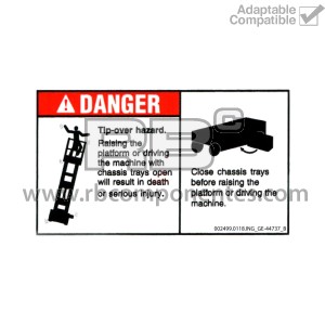 ADHESIVO COMPATIBLE REF GE-44737_B  INGLES