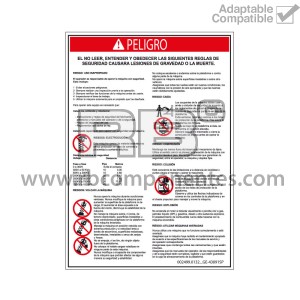 ADHESIVO COMPATIBLE REF GE 43091