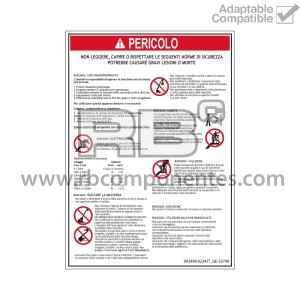 ADHESIVO COMPATIBLE REF GE 32700 ITALIANO