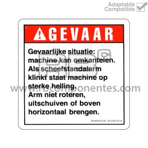 ADHESIVO COMPATIBLE REF GE 33952 B HOLANDES