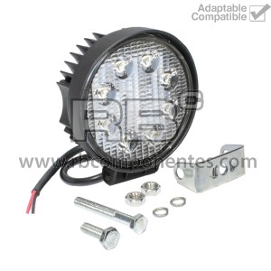 FARO REDONDO 8 LED-24W 10V-30V