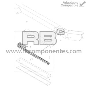 KIT REPARACION CADENA PORTACABLES COMPATIBLE GE 58919