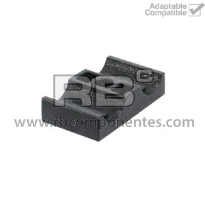 CLAMP,2 HOSE,PLASTIC