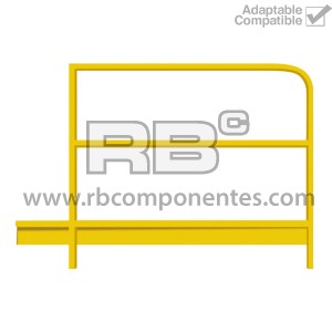 BARANDILLA RECONSTRUIDA LATERAL DER BANDEJA AD CLIADAPTABLE POR CLIENTE