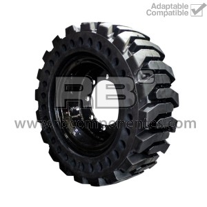 RUEDA IZDA TIJERAS SDX  SX COMPLE CAUCHO 10 x 16