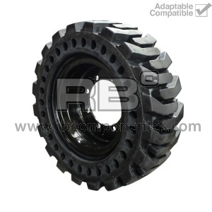 RUEDA DCH  TIJERAS SDX Y SX COMPL CAUCHO 10 x 16
