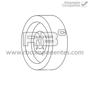 RUEDA NON MARKING ADAPTABLE REF UP  502170-000