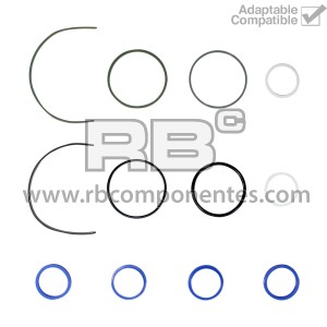 KIT  DE JUNTAS REPARACIÓN BOTELLA DE DIRECCIÓN TRASERA Y DELANTERA
