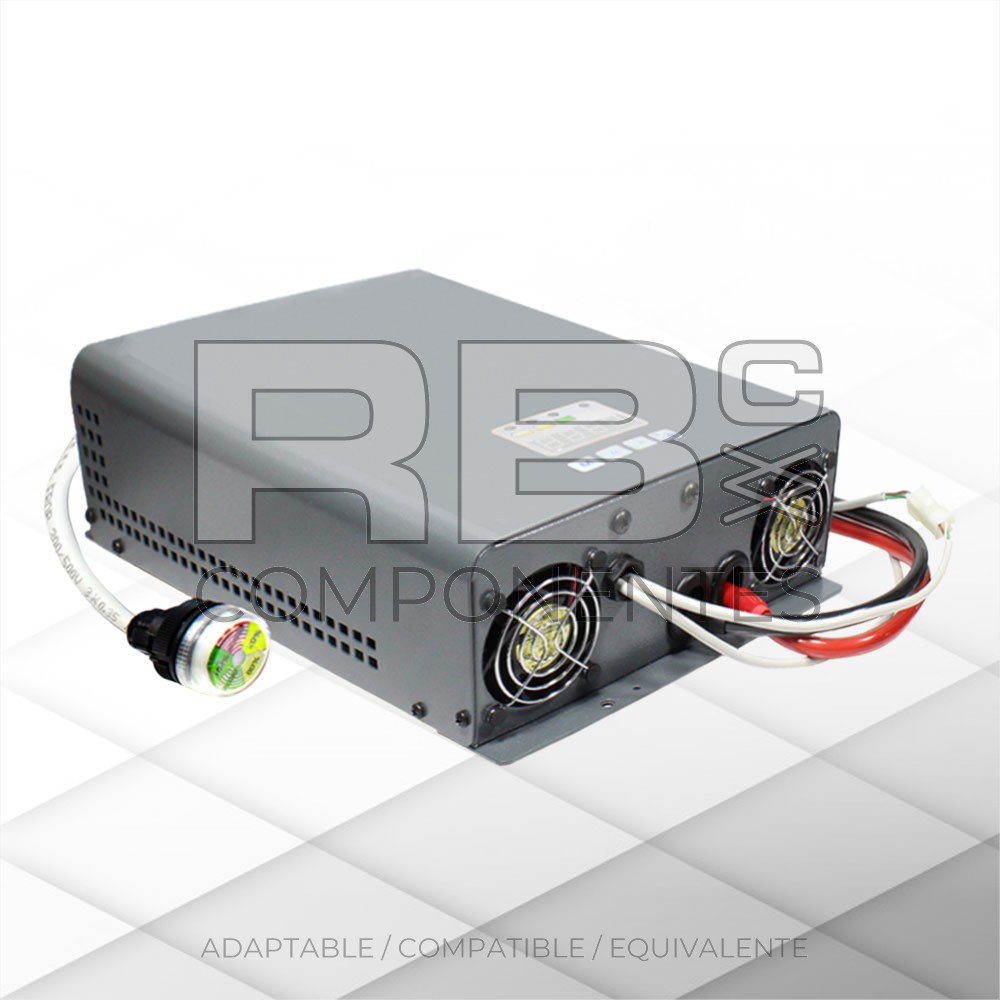 CARGADOR REPARADO 48V/45A+LED REMOTO+RELE PRESEN R