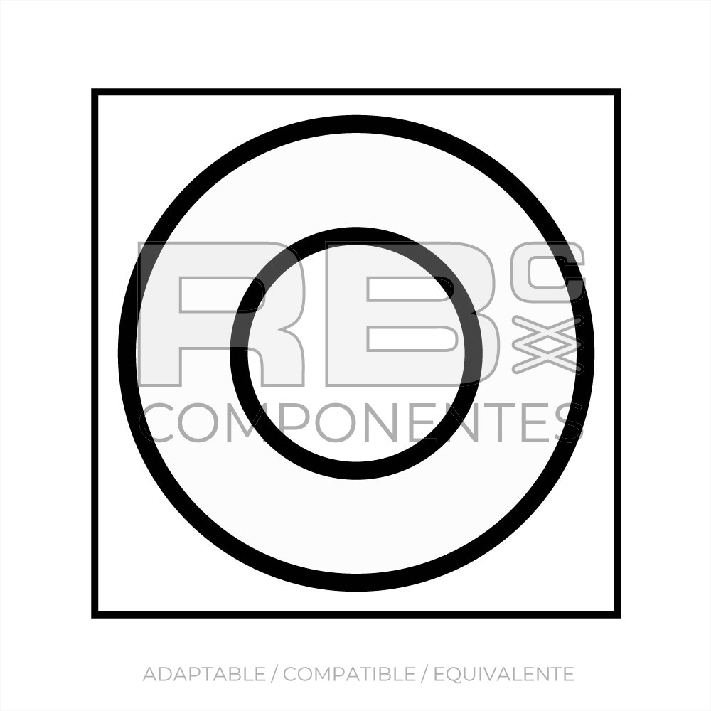ADHESIVO ARANDELA BLANCA PARA PULSADOR
