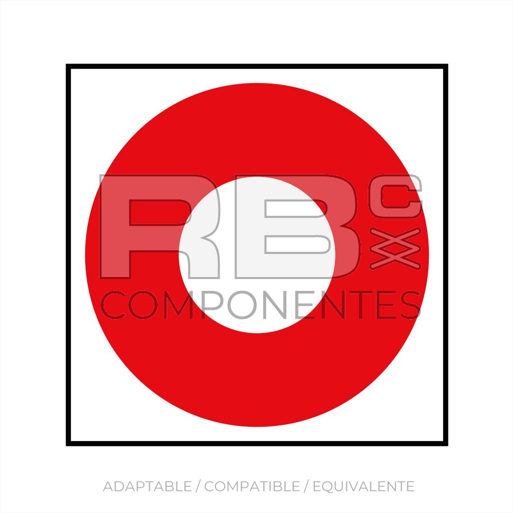 ADHESIVO ARANDELA ROJA PARA PULSADOR