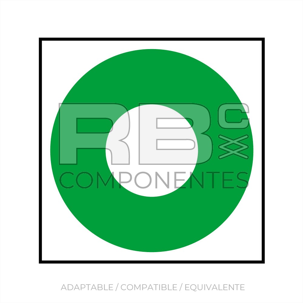 ADHESIVO ARANDELA VERDE PARA PULSADOR