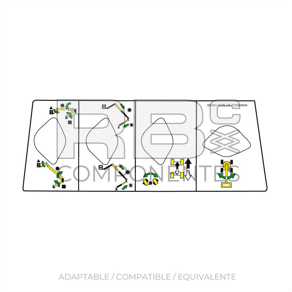ADH.FUNC.SUP.PANEL JOYSTICK PARA GRV-A125J(INGLES)