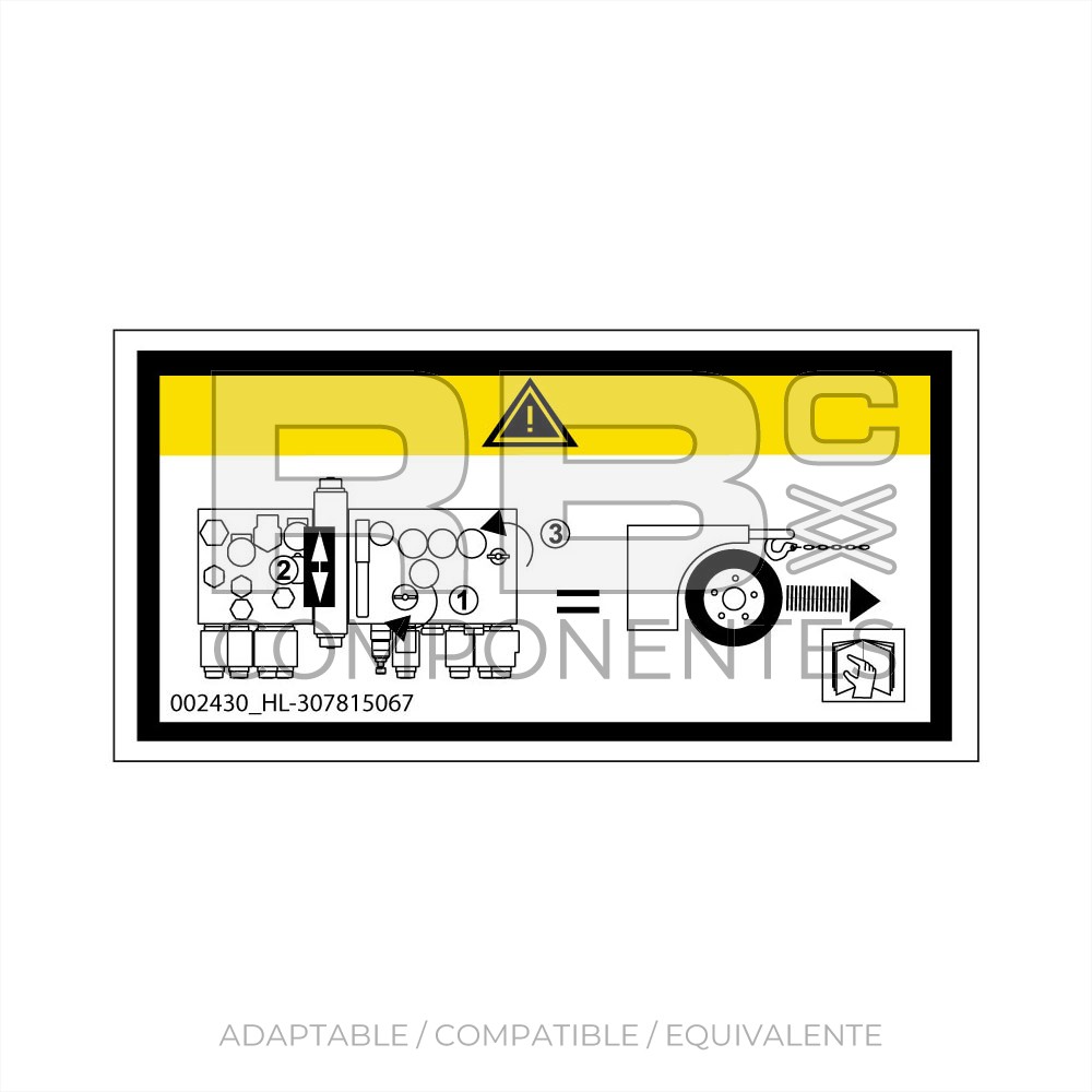 ADH. COMPATIBLE CON LA REF HL  307815067