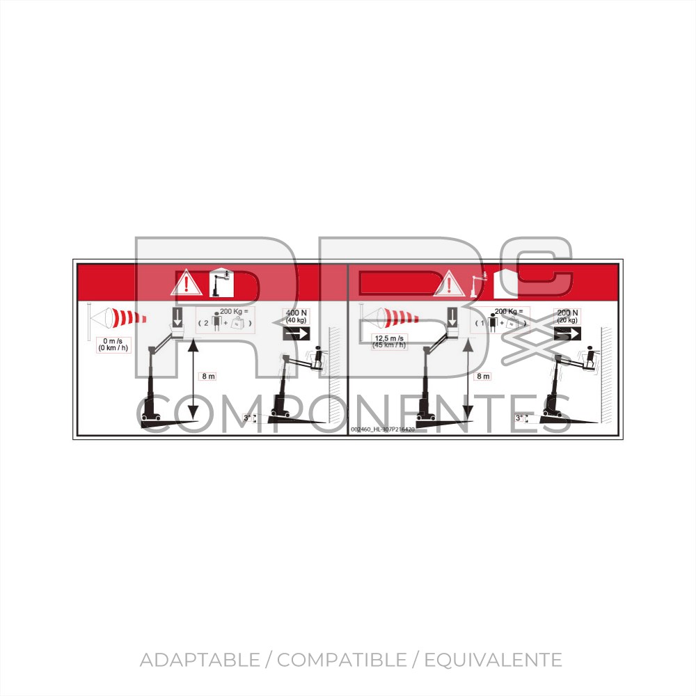 ADH. COMPATIBLE CON LA REF HL  307P21642A