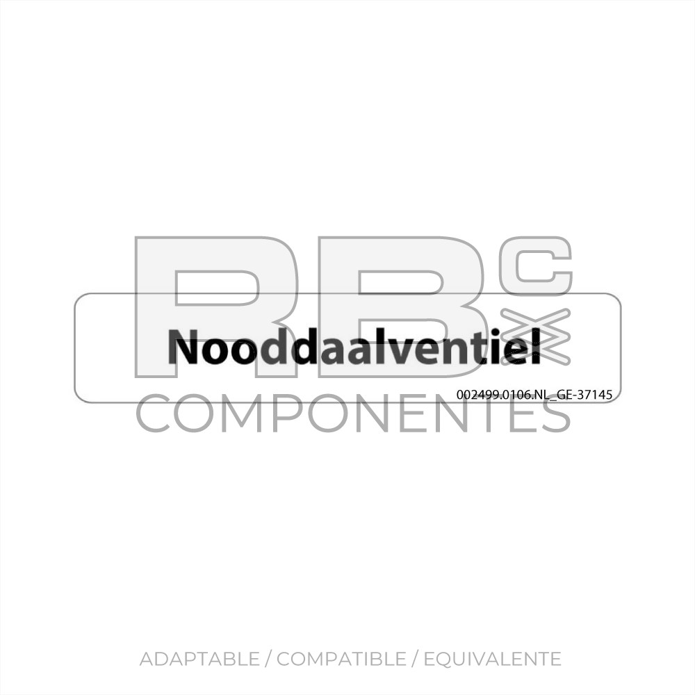 ADHESIVO COMPATIBLE REF GE-37145DU 016AU HOLANDES
