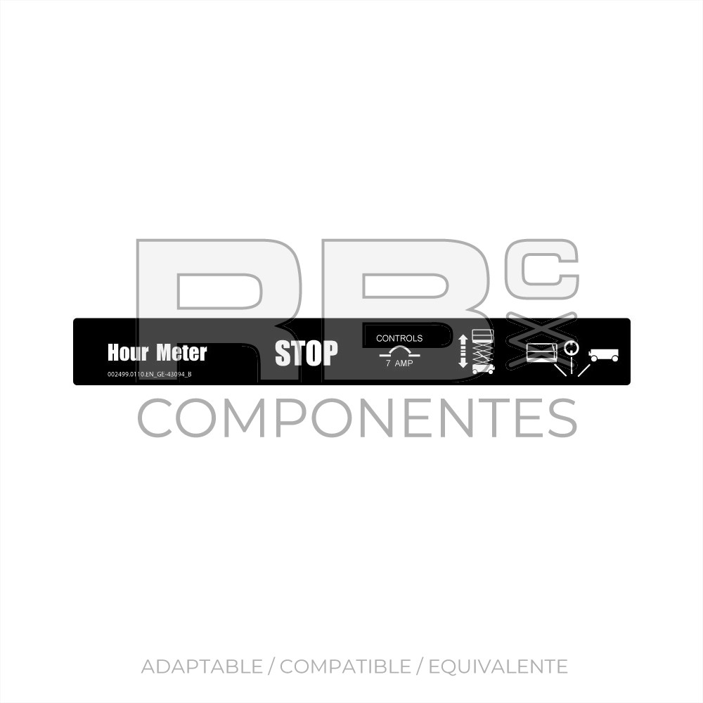 ADHESIVO COMPATIBLE REF GE-43094 B INGLES
