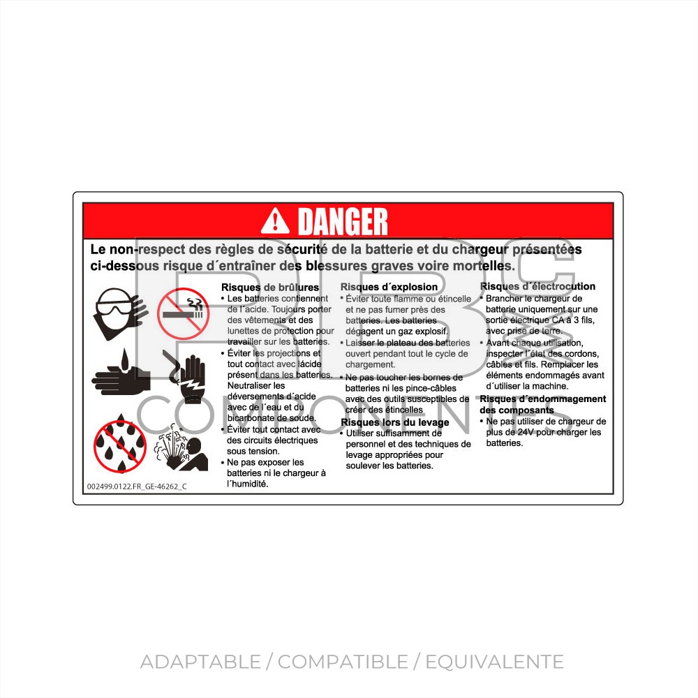 ADHESIVO COMPATIBLE GE-46262_C FRANCES