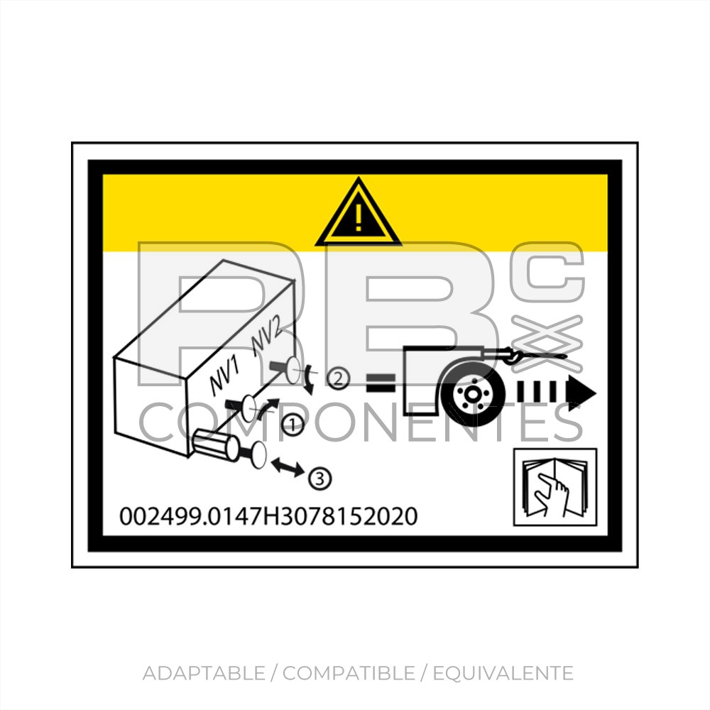 ADH PUERTA EN RUEDA LIBRE-DESFRENADO HLCOMP8,8W,10