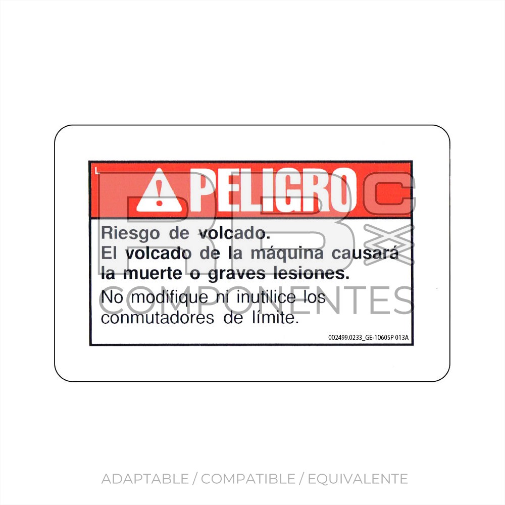 ADHESIVO COMPATIBLE REF GE 31060SP_013A