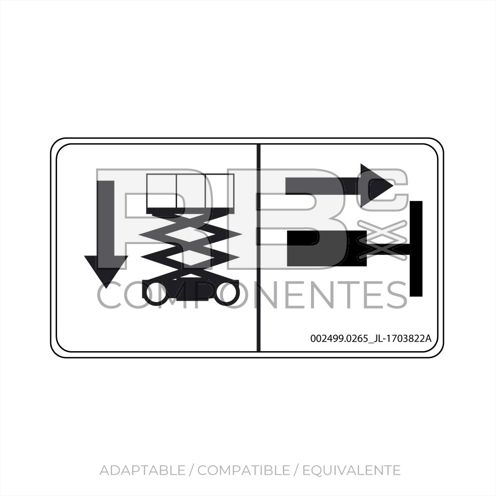 ADHESIVO JL ADAPTABLE REF 1703822A