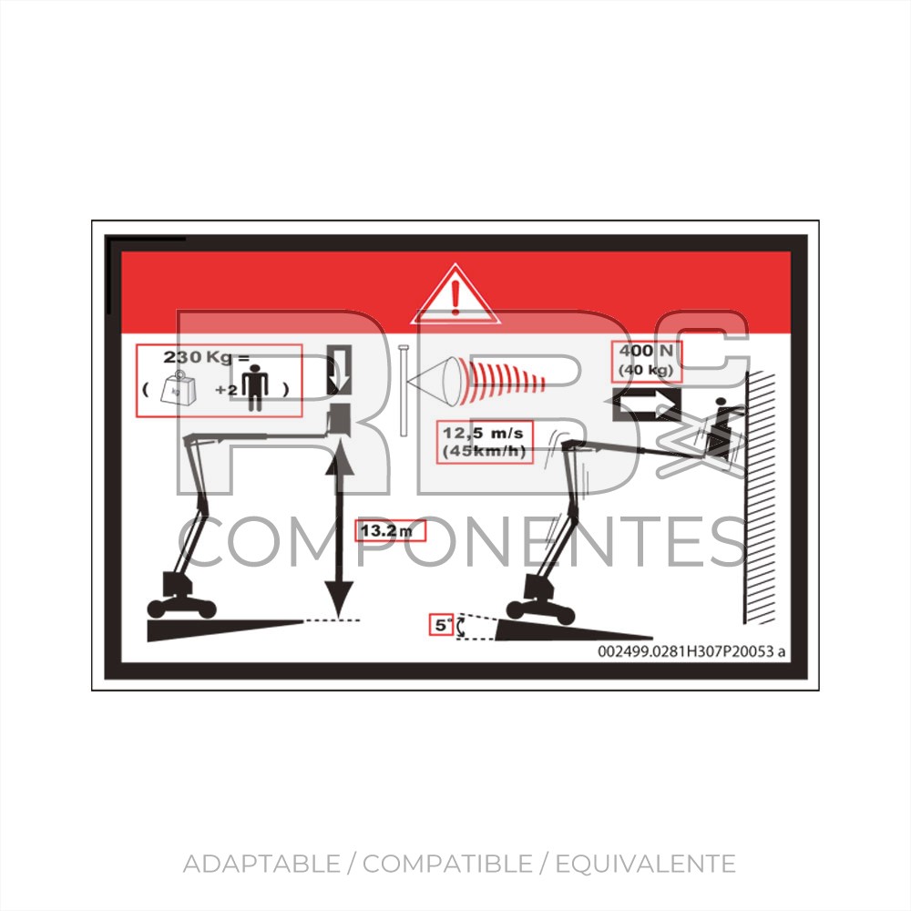 ADH. ALTURA PISO + CARGA DE HL-16X