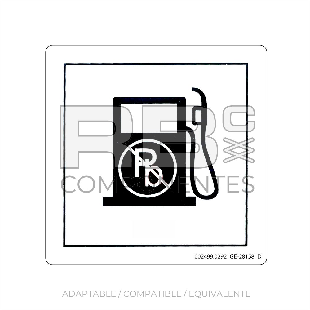 ADHESIVO COMPATIBLE REF GE-28158 D