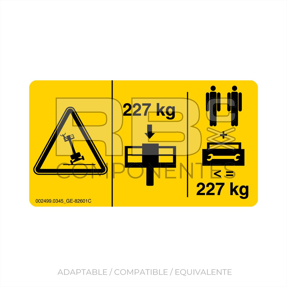 ADHESIVO COMPATIBLE REF GE 82601