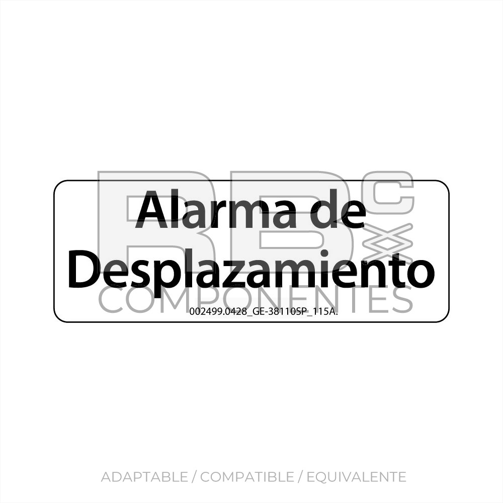 ADH. ALARMA DE DESPLAZAMIENTO 74x27mm