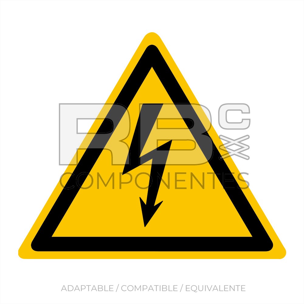 ADHAD08 - NORMA EN-ISO 7010 - ADH. ADVERTENCIA RIESGO ELECTRICO - 110x90mm