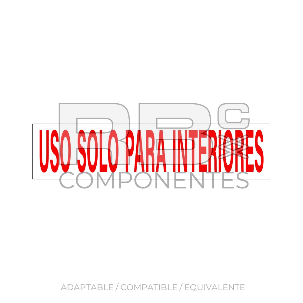 ADH. USO SOLO PARA INTERIORES 375x90mm