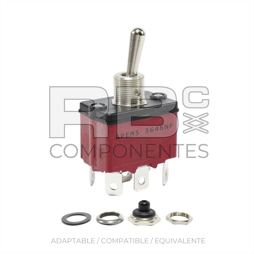 INTERRUPTOR 2 POSICIONES FIJAS ( 6 F )