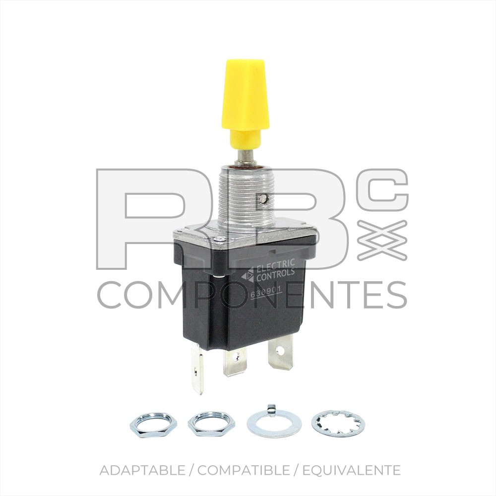 INTERR. 3 POSIC RETORNO (3F) LEVA AMARILLA ESTANCO