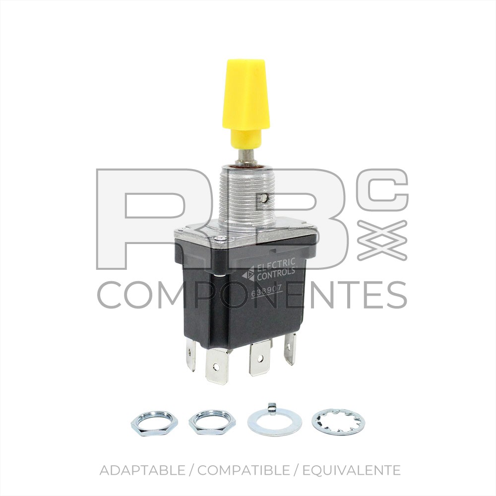 INTERRUPTOR 3 POS. FIJAS ( 6 F ) LEVA AM. ESTANCO