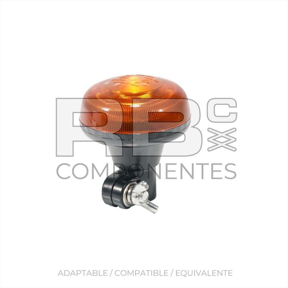 ROTATIVO MINI TUBULAR FIJO LED 12-24V