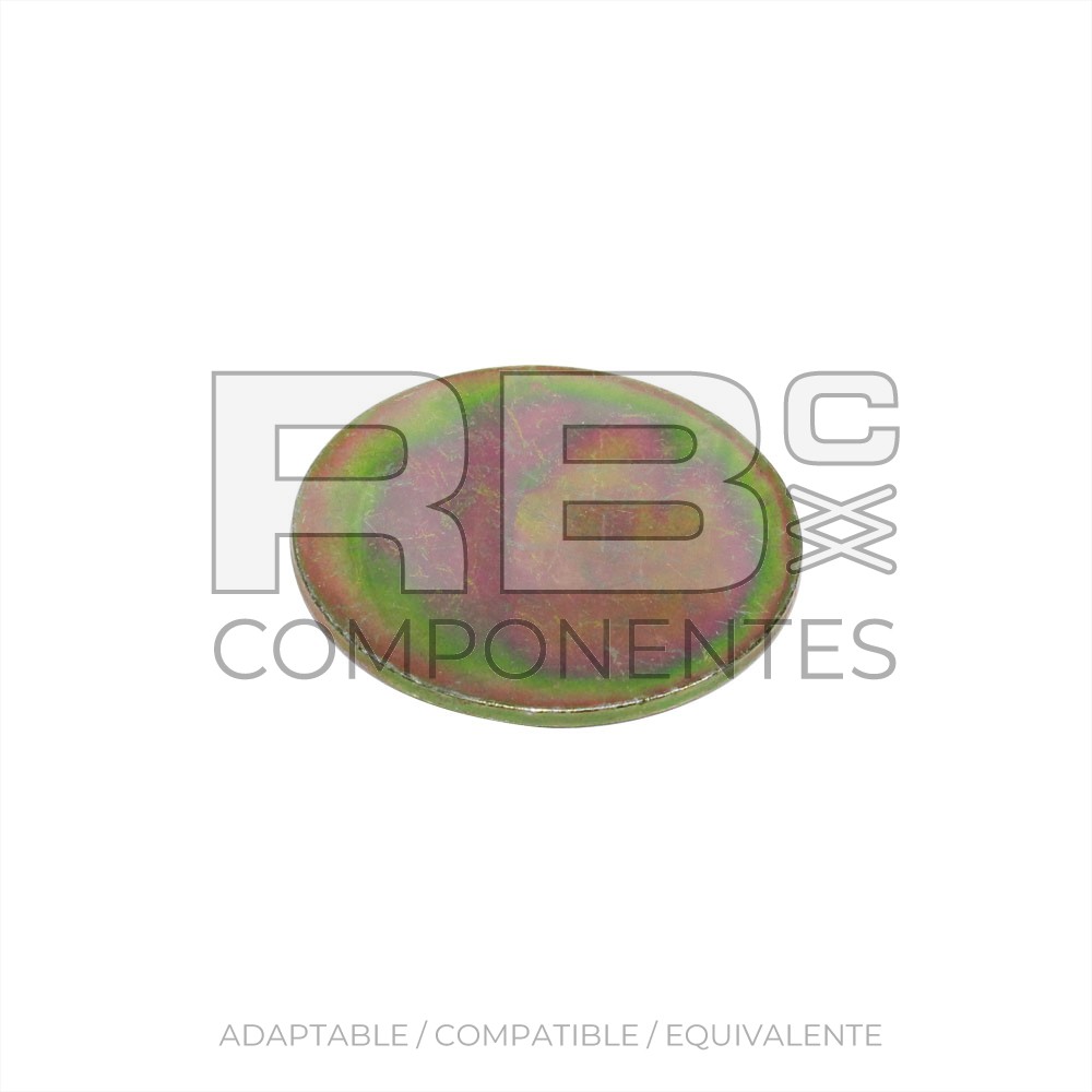 PATIN METALICO REDONDO 60X3MM