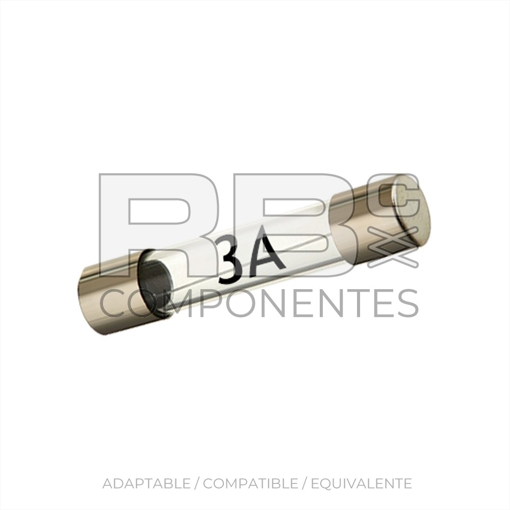 FUSIBLE DE CRISTAL 32MM DE 3 A