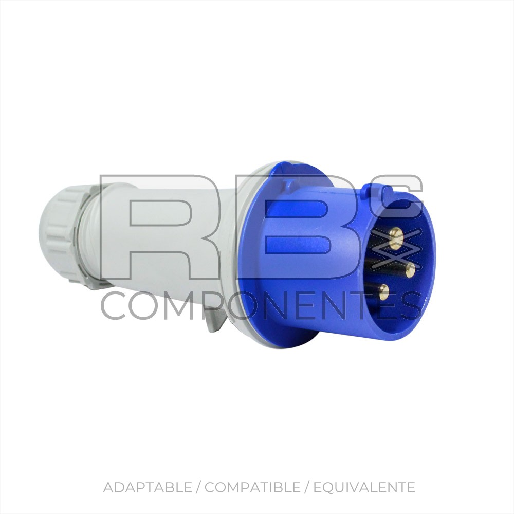 ENCHUFE M/ AEREO MONOFASICO 16 AMP