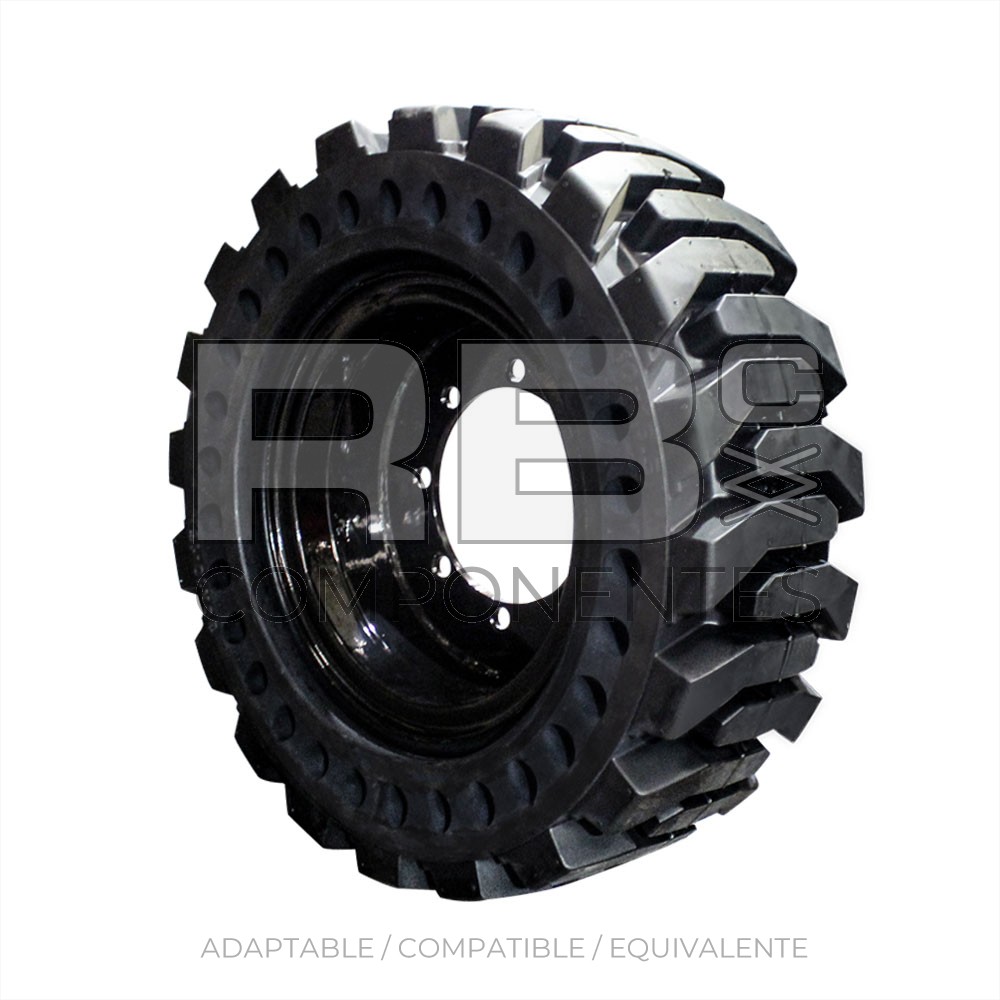 RUEDA IZDA TIJERAS SDX  SX COMPLE CAUCHO 10 x 16
