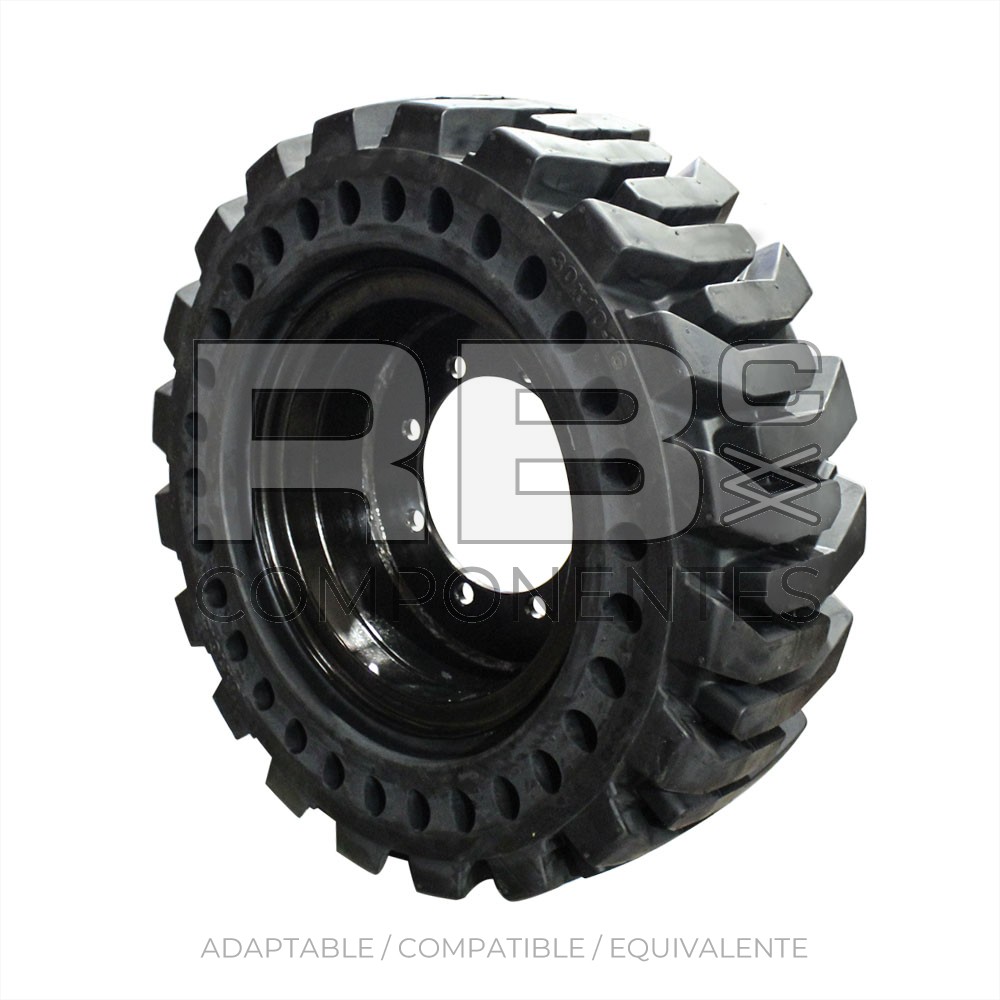 RUEDA DCH  TIJERAS SDX Y SX COMPL CAUCHO 10 x 16