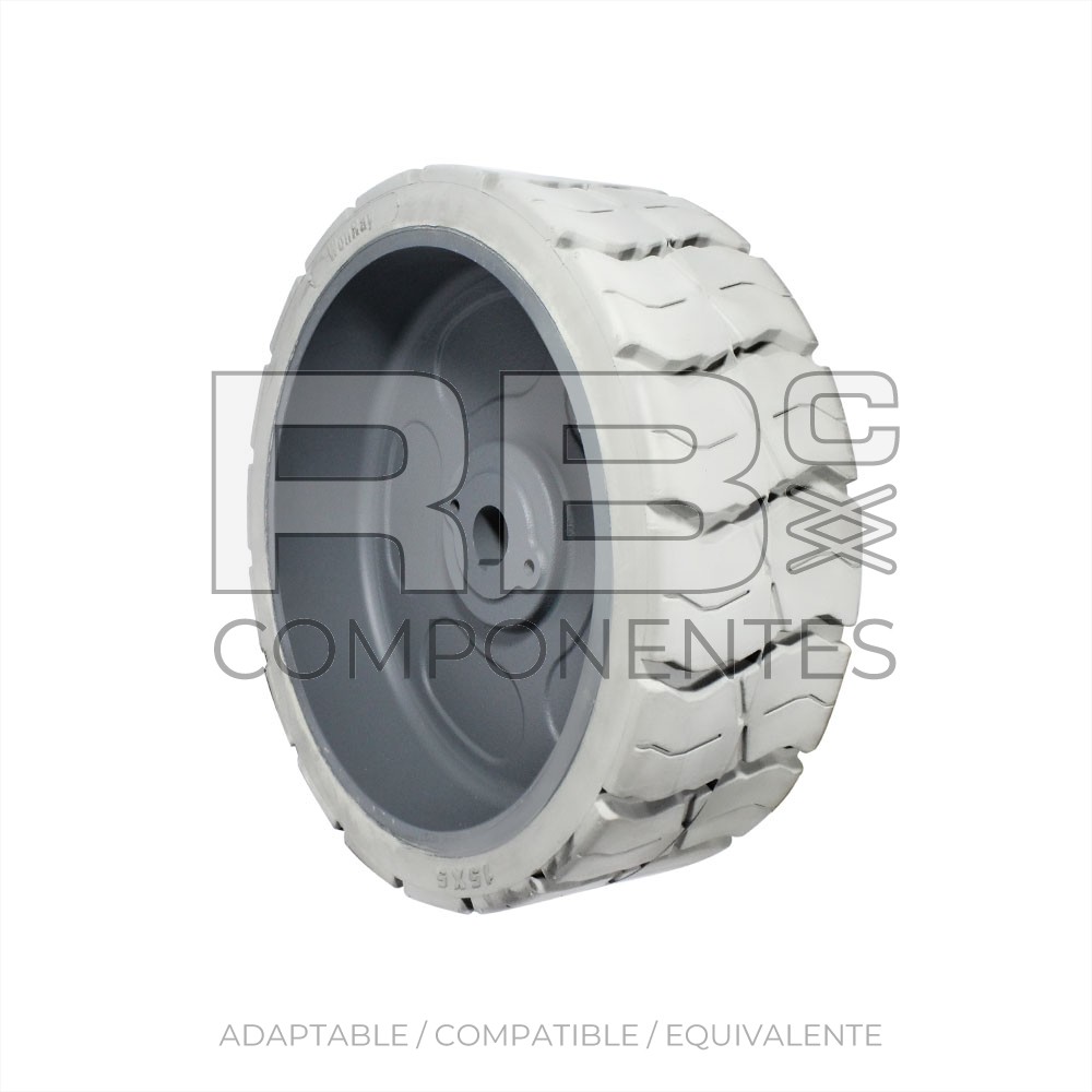 RUEDA SUPERELASTICA 15''X5'' AD/CO/EQ GE 2646