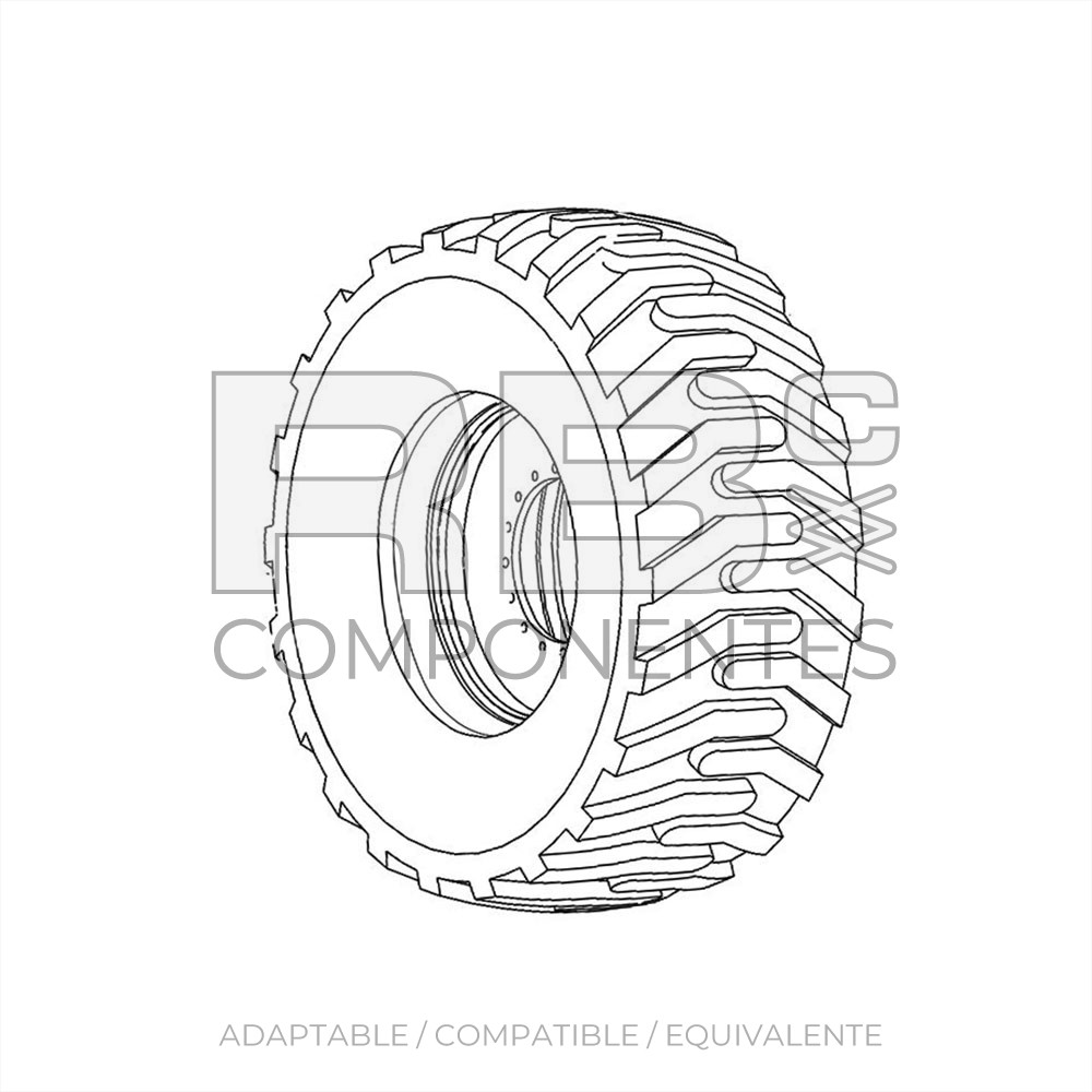 RUEDA CTA DER MACIZ ADAPTABLE JL1350 SJP 0272055